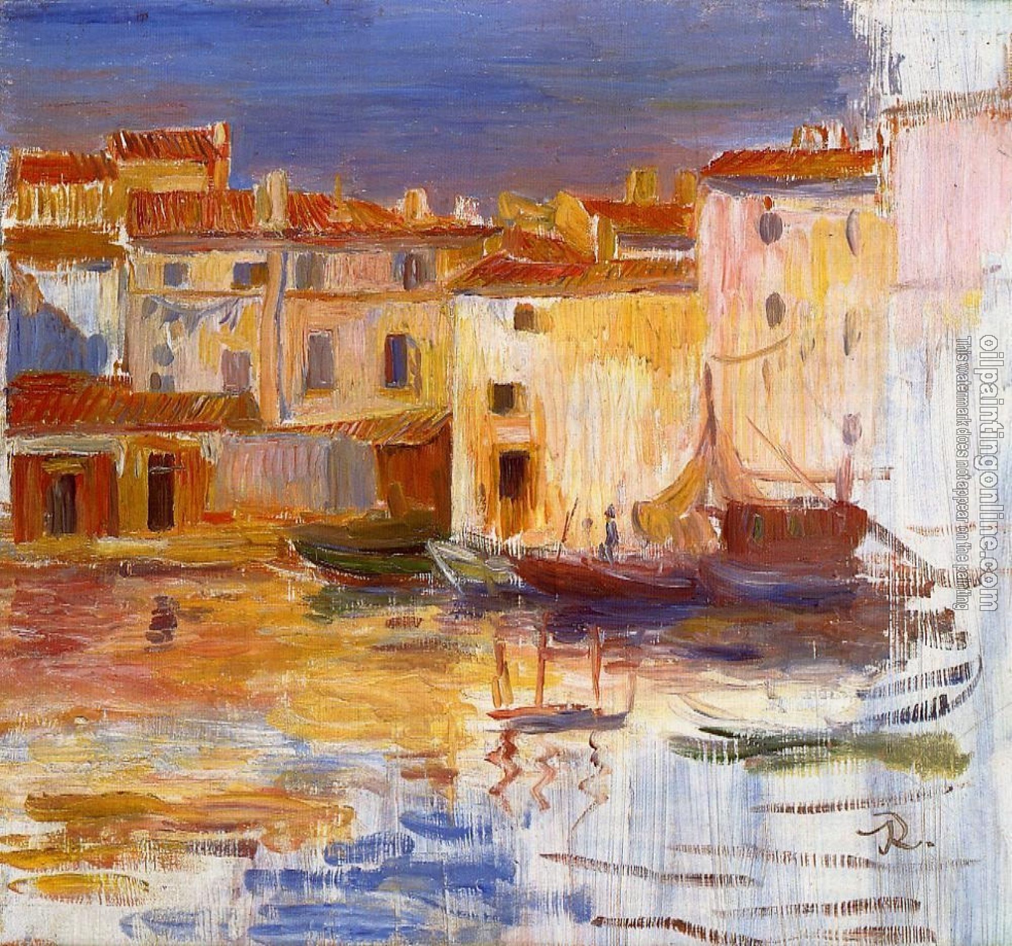 Renoir, Pierre Auguste - The Port of Martigues